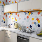Modern Peel and Stick backsplash tiles plastic wallpaper for kitchen backsplash
