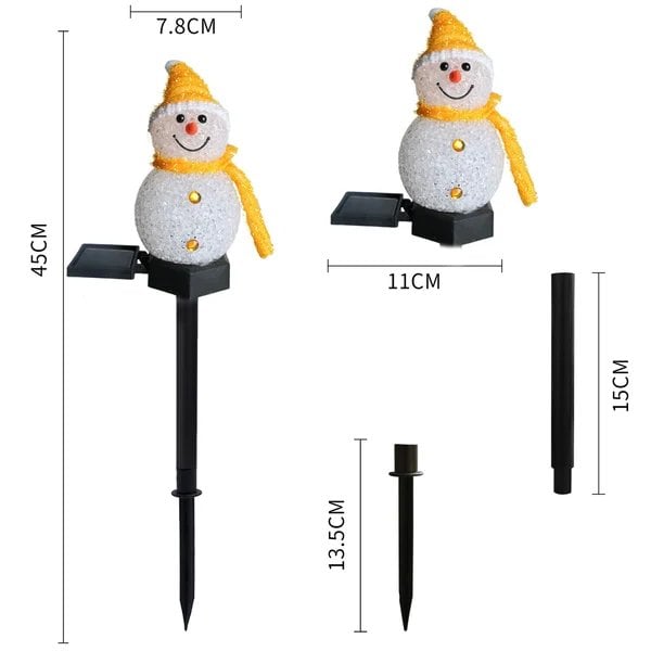 LumiFrost – The Solar-Powered Snowman That Brightens Your Winter Evenings
