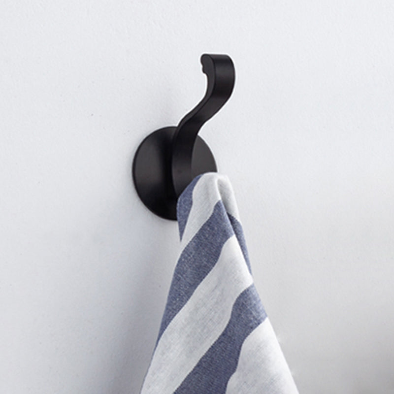 Minimalist Bathroom Accessories individually or in a set Matte Black Bathroom Hardware