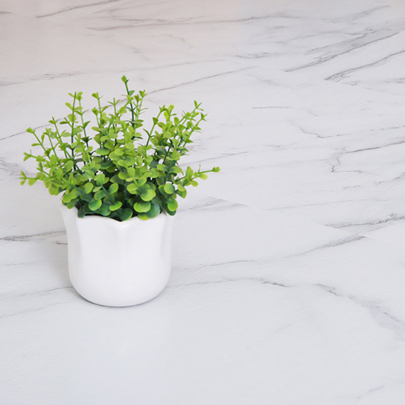 Modern square plastic floor waterproof peel & stick floor tiles
