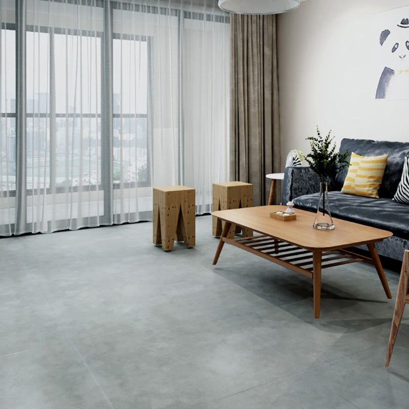 Modern square plastic floor waterproof peel & stick floor tiles