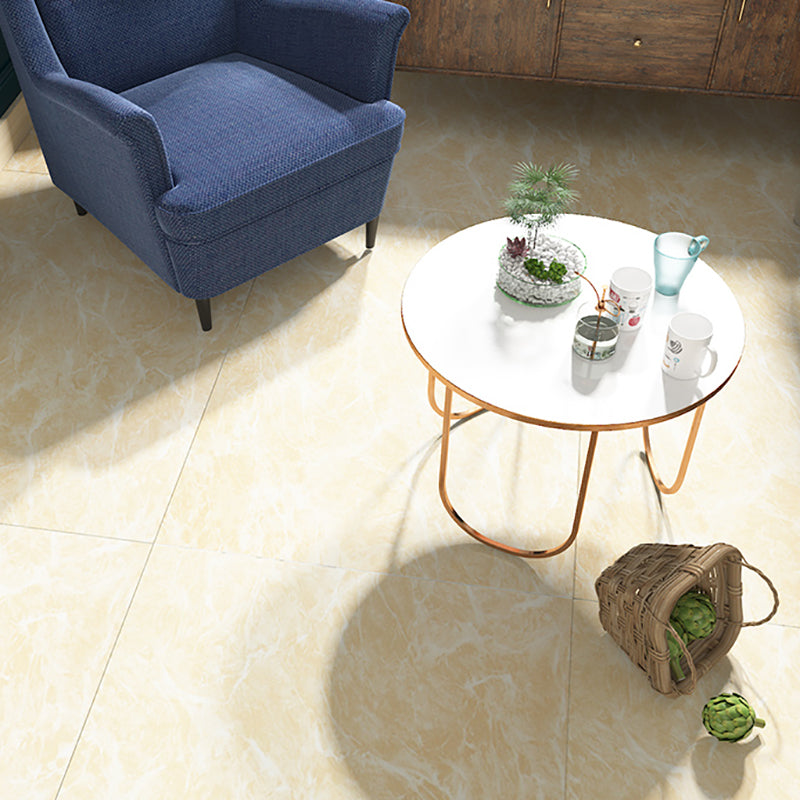 Modern square plastic floor waterproof peel & stick floor tiles