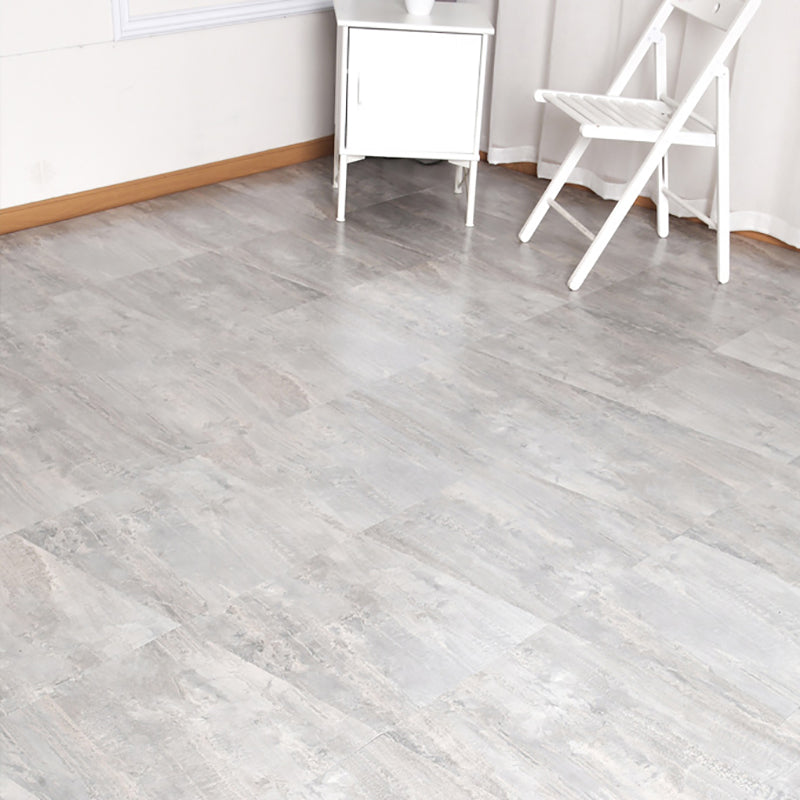 Modern square plastic floor waterproof peel & stick floor tiles