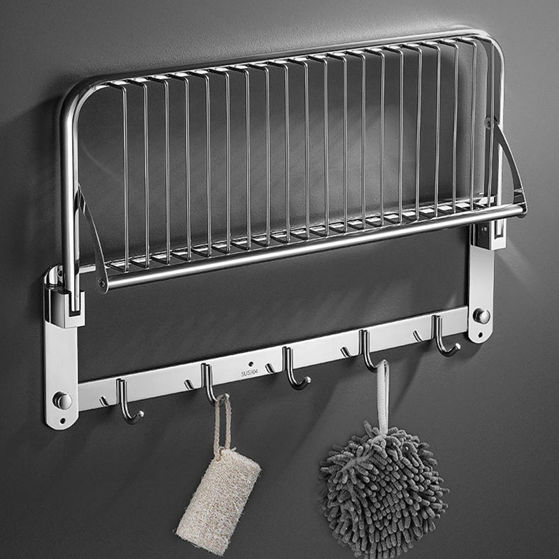 Minimalistic Bathroom Accessories Set Paper Holder Towel Bar Stainless Steel Bathroom Set