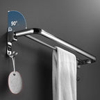 Minimalistic Bathroom Accessories Set Paper Holder Towel Bar Stainless Steel Bathroom Set