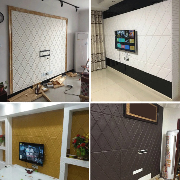 Contemporary Wall Panels 3D Embossed Waterproof Wall Panels