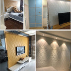 Contemporary Wall Panels 3D Embossed Waterproof Wall Panels