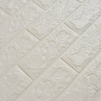 Modern Wall Ceiling Easy Peel and Stick 3D Embossed Waterproof Back Panel