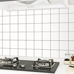 Modern Peel and Stick Wall Tiles Made of Plastic Wallpaper for the Kitchen