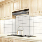 Modern Peel and Stick Wall Tiles Made of Plastic Wallpaper for the Kitchen