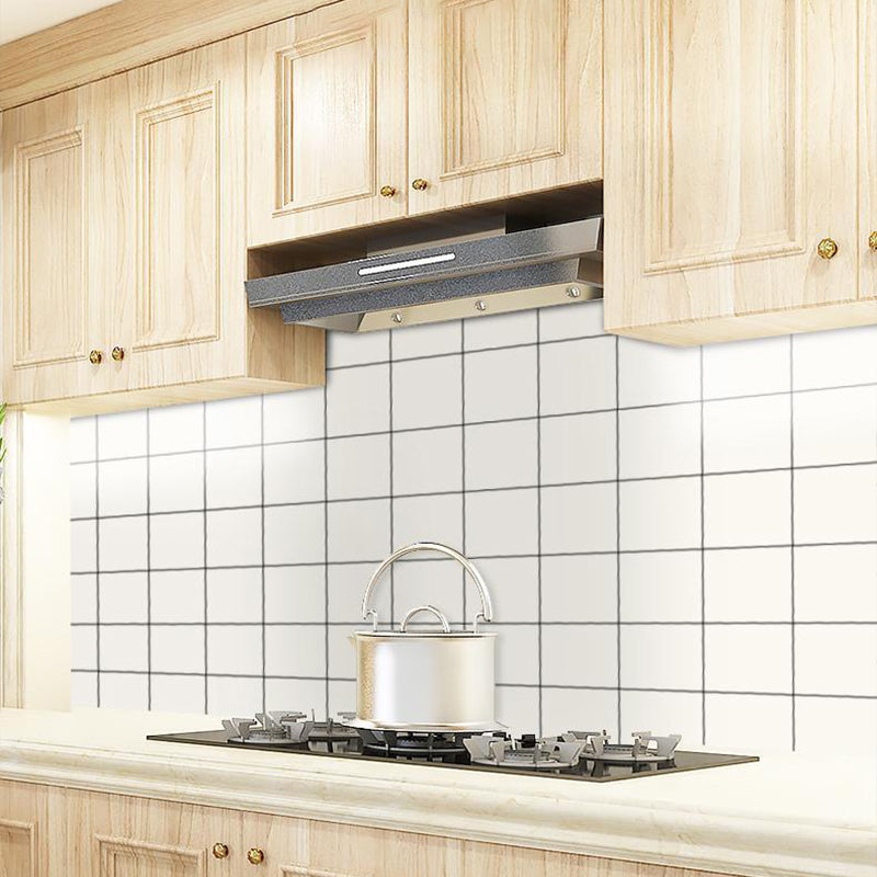 Modern Peel and Stick Wall Tiles Made of Plastic Wallpaper for the Kitchen