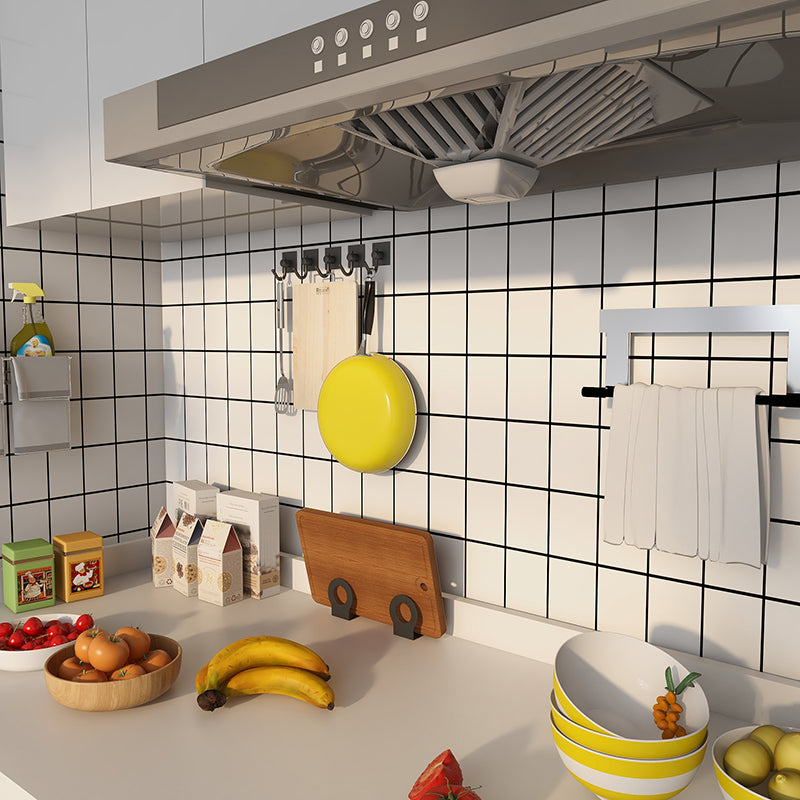 Modern Peel and Stick Wall Tiles Made of Plastic Wallpaper for the Kitchen