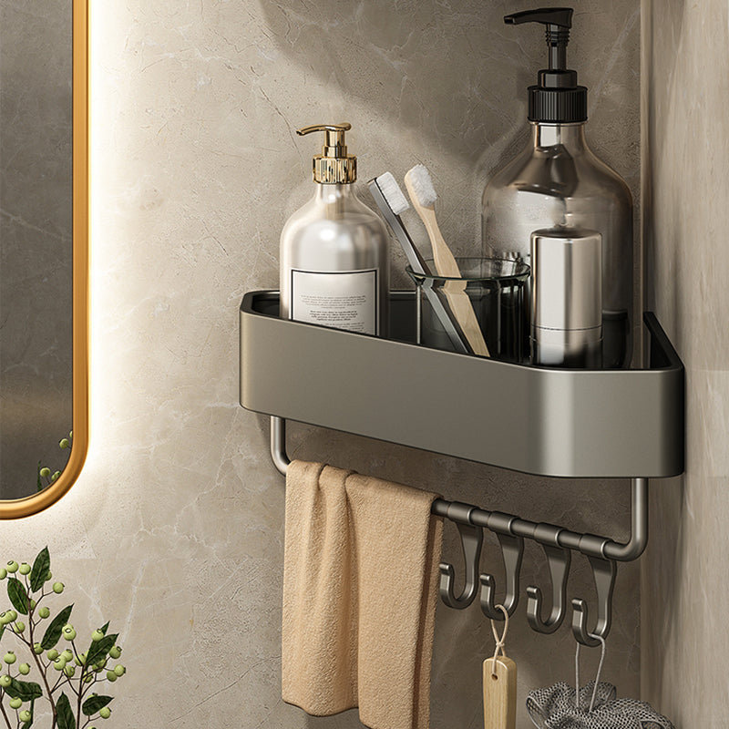 Adhesive holder metal bathroom accessories single piece or in set with bathroom shelf