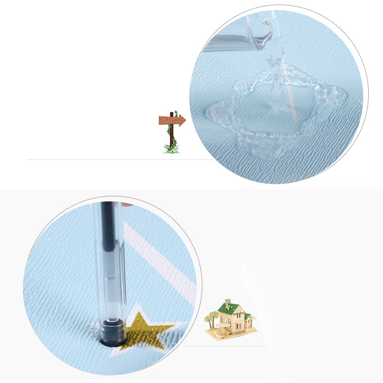 Contemporary Wall Ceiling Cartoon Print Peel and Stick Waterproof Wall Panel