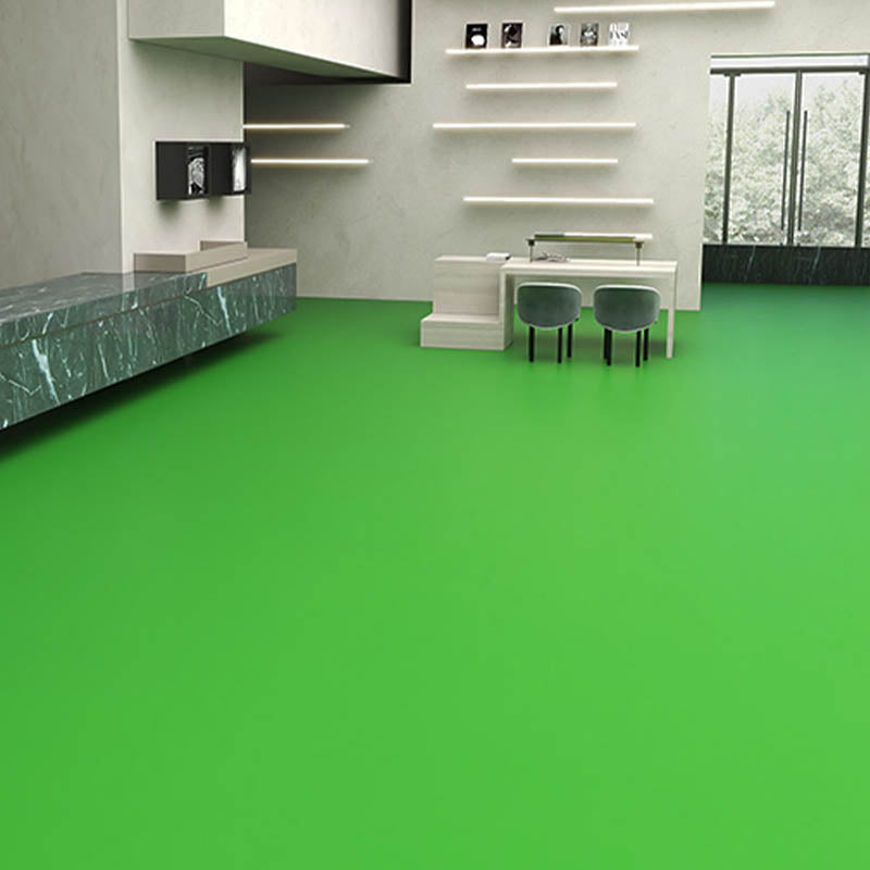 Modern Style PVC Floor Covering Pure Color Waterproof Fire-Resistant PVC Floor Covering