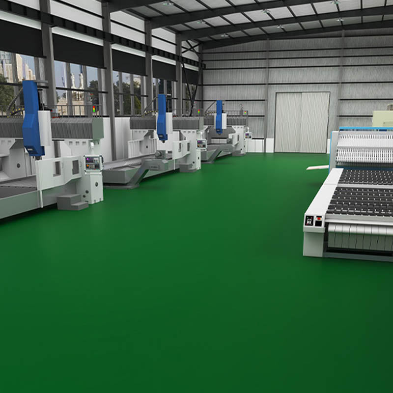 Modern Style PVC Floor Covering Pure Color Waterproof Fire-Resistant PVC Floor Covering