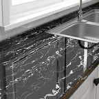 Modern Peel & Stick Field Tiles Plastic Wallpaper for Kitchen Backsplash