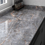 Modern Peel & Stick Field Tiles Plastic Wallpaper for Kitchen Backsplash