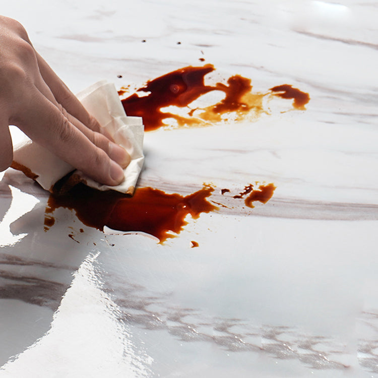 Modern Peel & Stick Field Tiles Plastic Wallpaper for Kitchen Backsplash