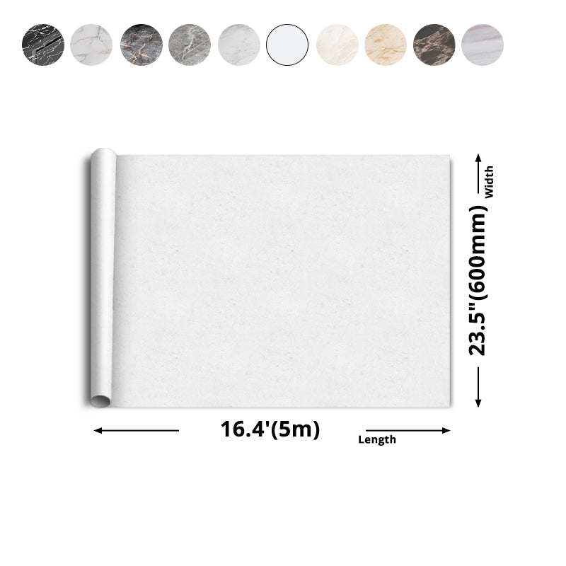 Modern Peel & Stick Field Tiles Plastic Wallpaper for Kitchen Backsplash