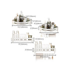 Simple Bathroom Accessories Hardware Set Bathroom Shelf Bathroom Accessories Kit