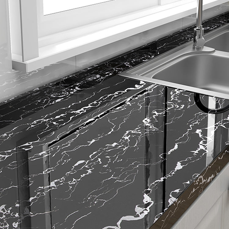 Modern Peel and Stick Back Wall PVC Rectangle Tile - Peel & Stick for the Kitchen