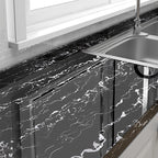 Modern Peel and Stick Back Wall PVC Rectangle Tile - Peel & Stick for the Kitchen