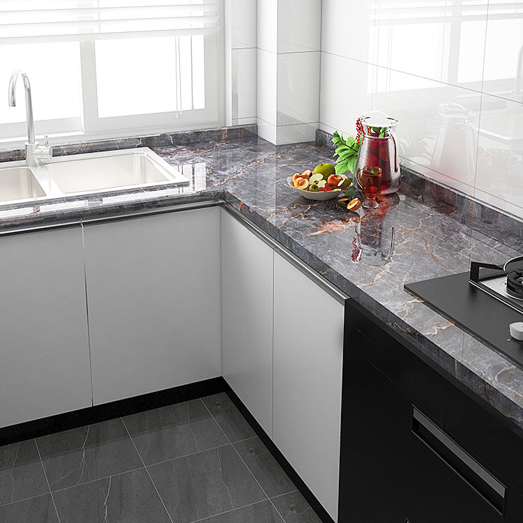 Modern Peel and Stick Back Wall PVC Rectangle Tile - Peel & Stick for the Kitchen