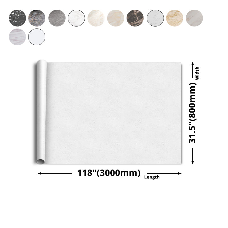 Modern Peel and Stick Back Wall PVC Rectangle Tile - Peel & Stick for the Kitchen