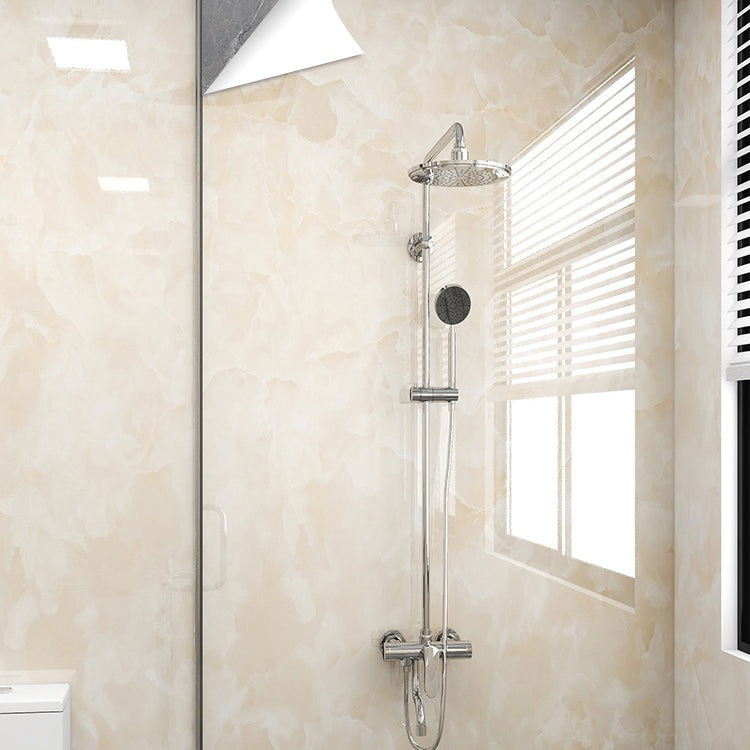 Modern Peel/Stick Splash Guard Tiles PVC Wallpaper for Bathroom Splash Protection