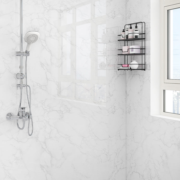 Modern Peel/Stick Splash Guard Tiles PVC Wallpaper for Bathroom Splash Protection
