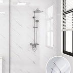 Modern Peel/Stick Splash Guard Tiles PVC Wallpaper for Bathroom Splash Protection