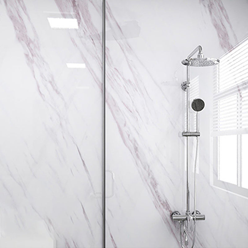 Modern Peel and Stick Splash Guard Wall Tile PVC Wallpaper for Shower