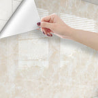 Modern Peel & Stick Field Tile PVC Rectangular Wallpaper for the Kitchen