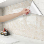 Modern Peel & Stick Field Tile PVC Rectangular Wallpaper for the Kitchen