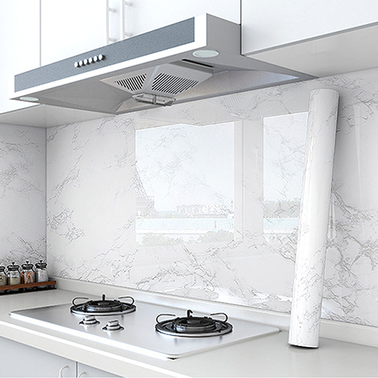 Modern Peel & Stick Field Tile PVC Rectangular Wallpaper for the Kitchen