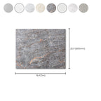 Modern Peel & Stick Field Tile PVC Rectangular Wallpaper for the Kitchen