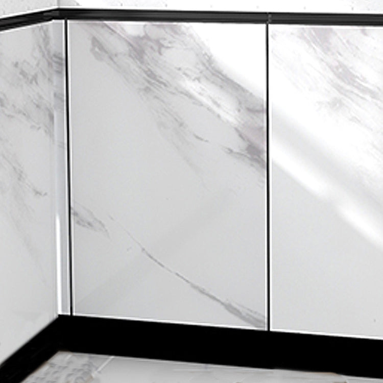 Modern Peel-and-Stick Wall Tile PVC Wallpaper for Kitchen and Bathroom