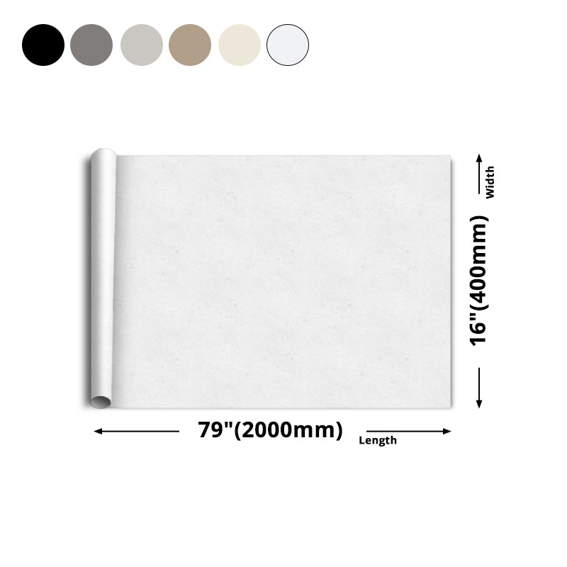 Modern Peel-and-Stick Wall Tile PVC Wallpaper for Kitchen and Bathroom