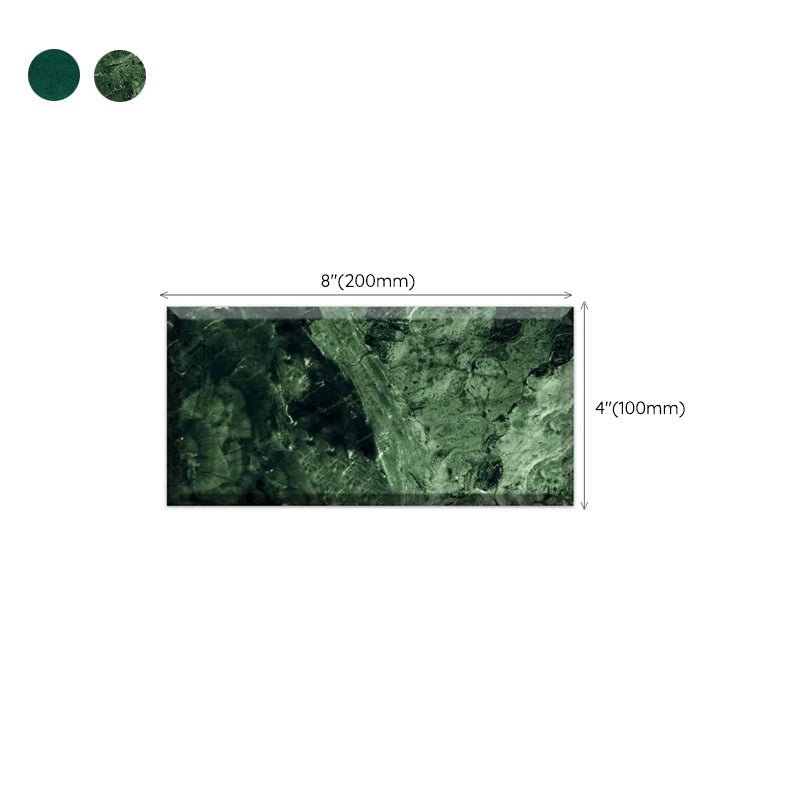 Mosaic tiles peel and attach tiles PVC backsplash peel and attach wall tiles in green