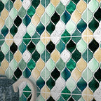 Mosaic tiles for peeling and sticking tiles Kitchen waterproof splash guard removable wall tiles