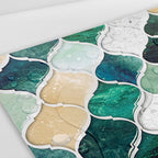 Mosaic tiles for peeling and sticking tiles Kitchen waterproof splash guard removable wall tiles