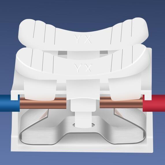 Self-locking push terminal connector