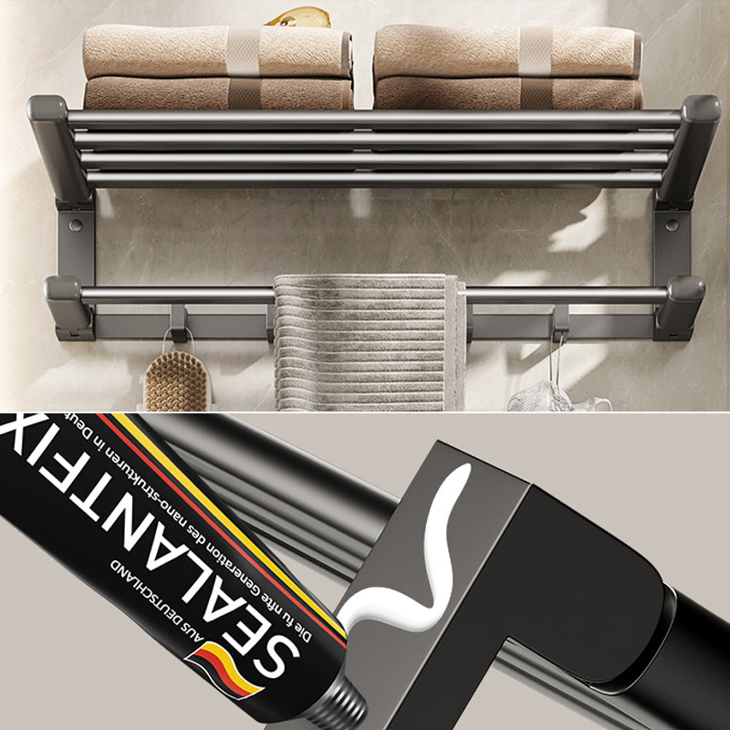 Modern Bathroom Accessory Set Adhesive Mount Bathroom Accessory Set