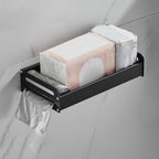 Modern Metal Bathroom Accessory Set Drill and Screw Mount Bathroom Accessory Set
