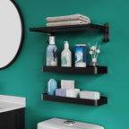 Modern Metal Bathroom Accessory Set Drill and Screw Mount Bathroom Accessory Set