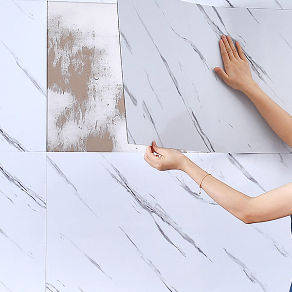 Modern Pearl Wall Bowls PVC Wall Access Panel for Peeling and Sticking for Bathroom and Kitchen