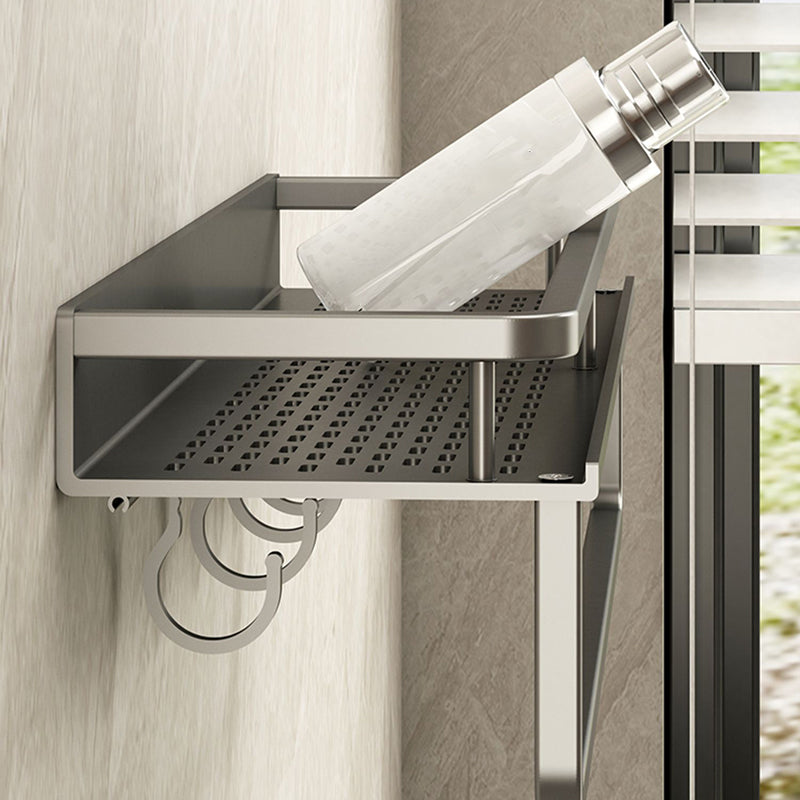Minimalism Matte Metal Bathroom Accessory Set Modern Bathroom Rack