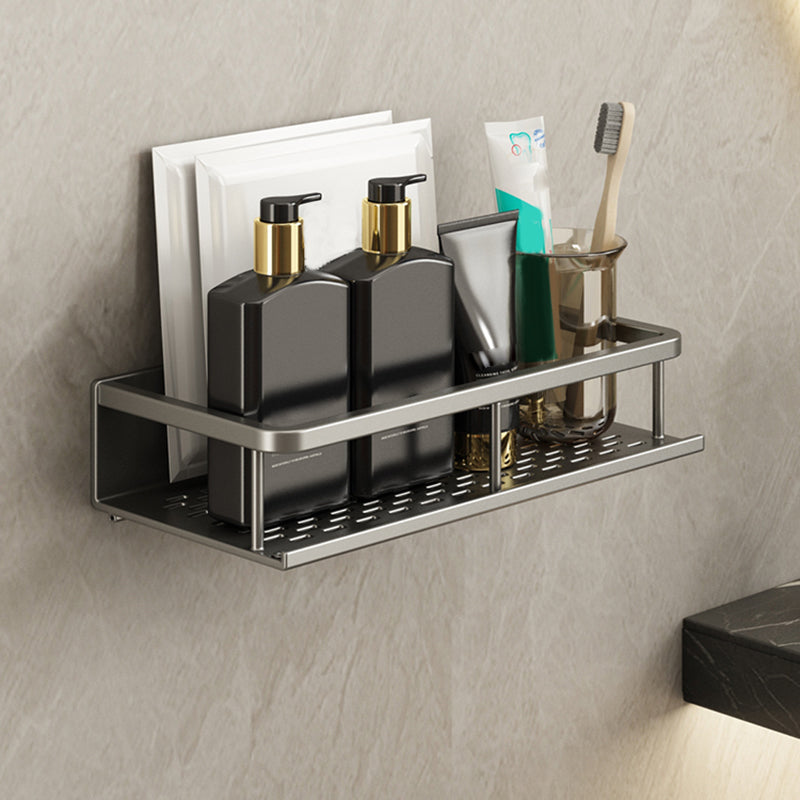 Minimalism Matte Metal Bathroom Accessory Set Modern Bathroom Rack