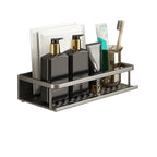 Minimalism Matte Metal Bathroom Accessory Set Modern Bathroom Rack